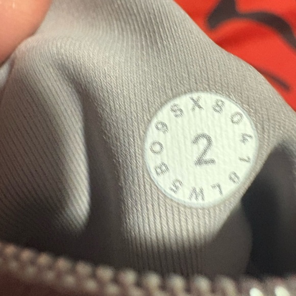 Lululemon Athletica White Leggings with Black Accents - Picture 2 of 7